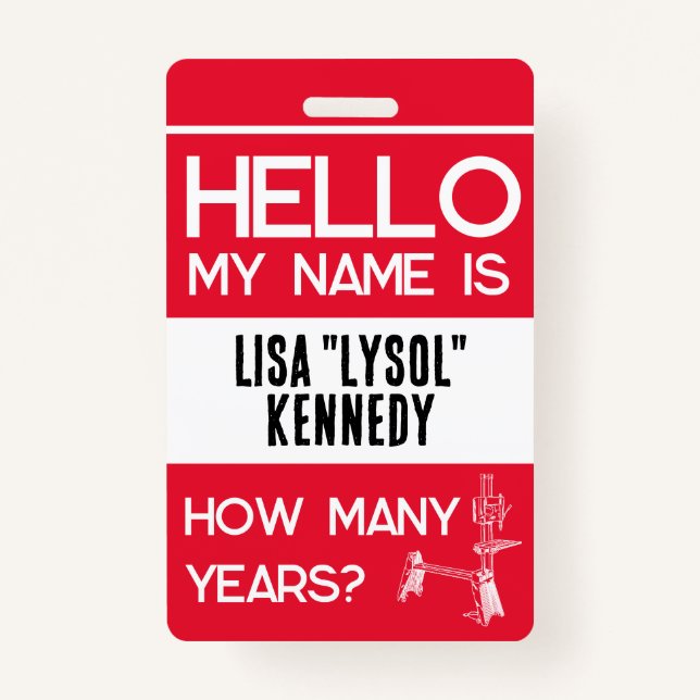 Shopsmith 75th Anniversary Celebration Name Badge (Dos)