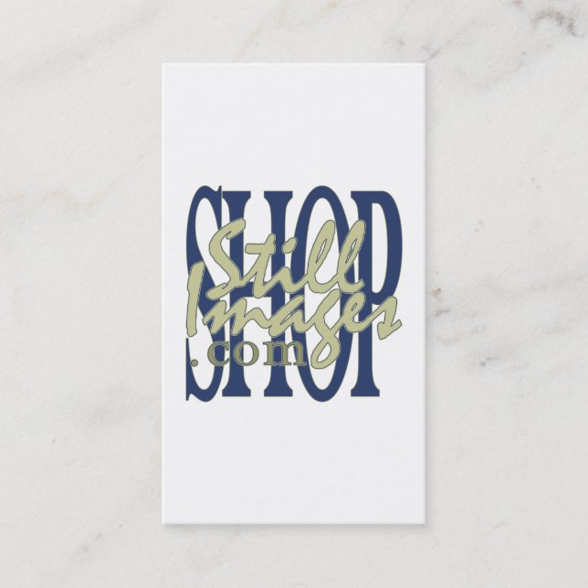 ShopStillImages.com Business Card (Front)