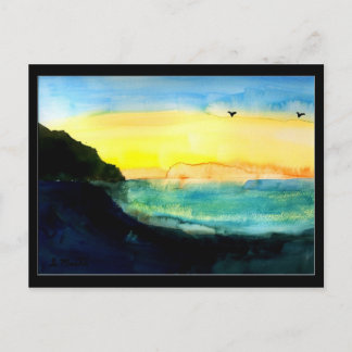 Shore And Sky Postcard