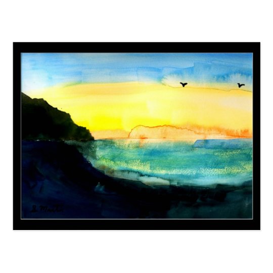 Shore And Sky Postcard