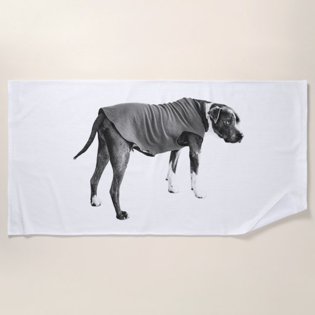 Shore Coat, Relaxed Walk Beach Towel (Front)