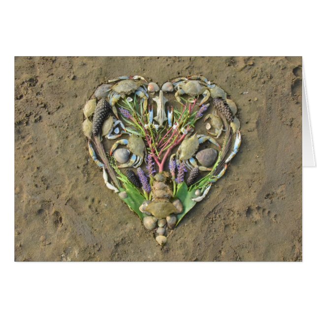 Shore heart nature art (Front Horizontal)