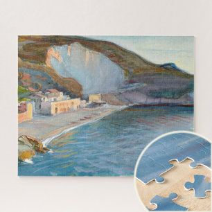 Shore Landscape from the Naples Region, M. Enckell Jigsaw Puzzle