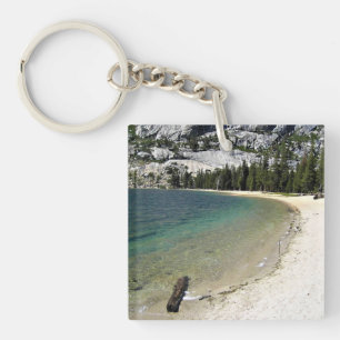 Shore of Tenaya Lake, Yosemite, California Keychain