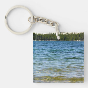 Shore of Tenaya Lake, Yosemite, California Keychain