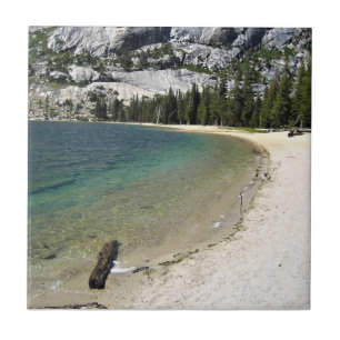 Shore of Tenaya Lake, Yosemite, California Tile