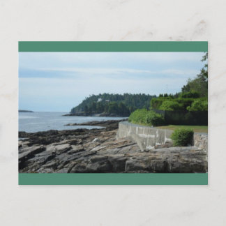 Shore Path, Bar Harbour, Maine Postcard