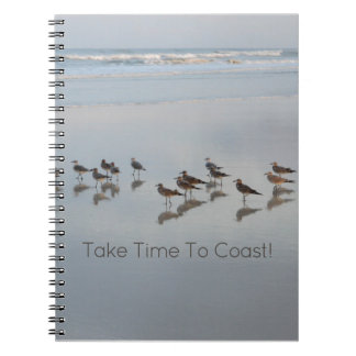 Shorebirds On the Beach Nature Photography Notebook