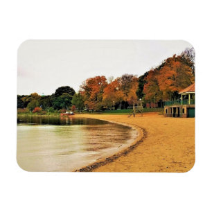 Shorefront of Lake Geneva, Wisconsin Magnet