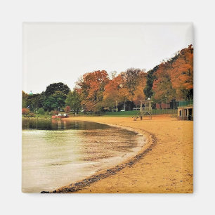 Shorefront of Lake Geneva, Wisconsin Magnet