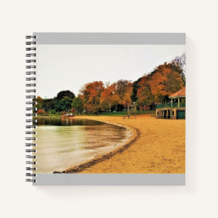 Shorefront of Lake Geneva, Wisconsin Notebook