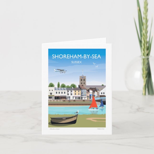 Shoreham by Sea Greetings Card (Front)