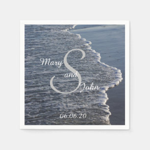 Shoreline Beauty Wedding Napkin