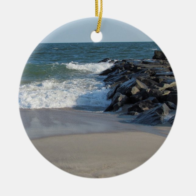 Shoreline Ceramic Ornament (Front)
