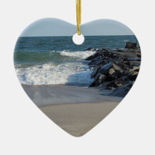 Shoreline Ceramic Ornament (Front)