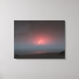 Shoreline (Night) Canvas Print