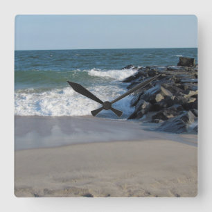 Shoreline Square Wall Clock