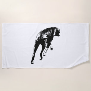 Shoreline Stride – Inked Momentum Beach Towel