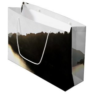 Shores Of Shadows Landscape Art Large Gift Bag