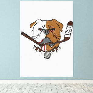 SHORESY Sudbury Bulldogs Canvas Print