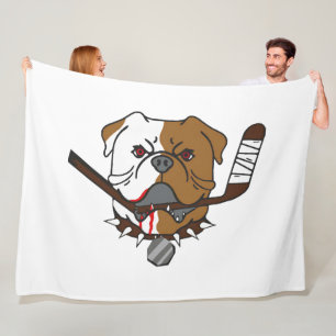 SHORESY Sudbury Bulldogs Fleece Blanket