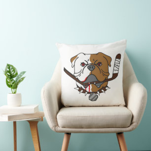 SHORESY Sudbury Bulldogs Throw Pillow