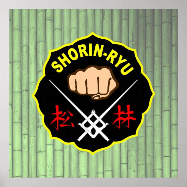 Shorin-Ryu Okinawa Poster Karate (Devant)