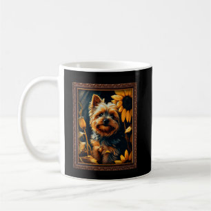 Shorkie Painting Sunflower Flower Mom Women Floral Coffee Mug