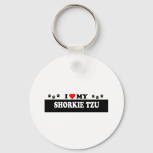 SHORKIE TZU KEYCHAIN