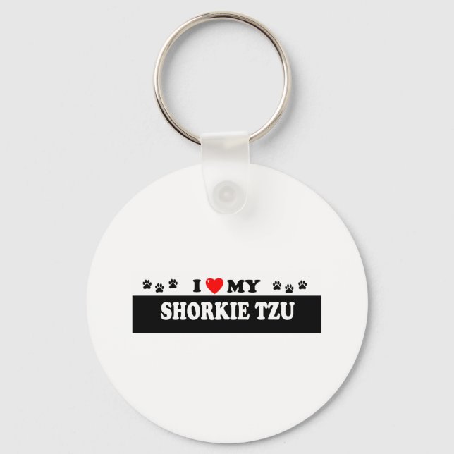 SHORKIE TZU KEYCHAIN (Front)