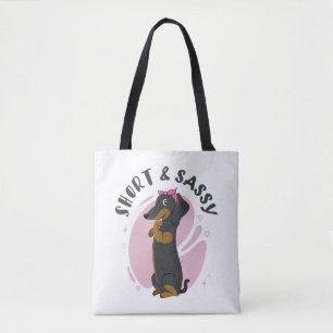 Short and Sassy Dachshund Classic T-Shirt (1) Tote Bag