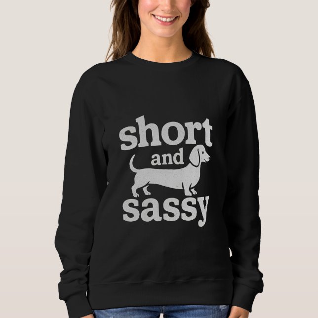 Short and sassy  sweatshirt (Front)