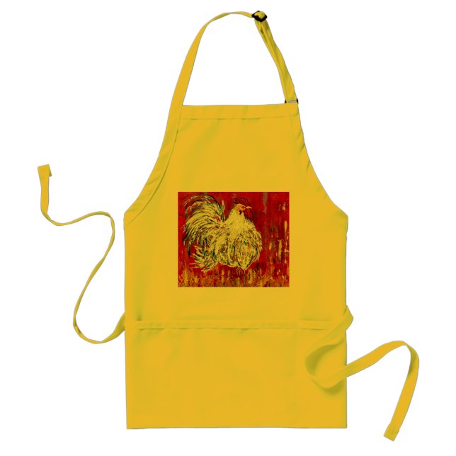 Short Apron Rooster Chicken (Front)