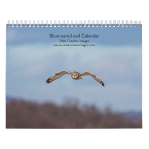 Short-eared owl 2026 calendar