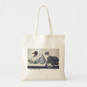 Short Haired Tabby Cat Tote Bag