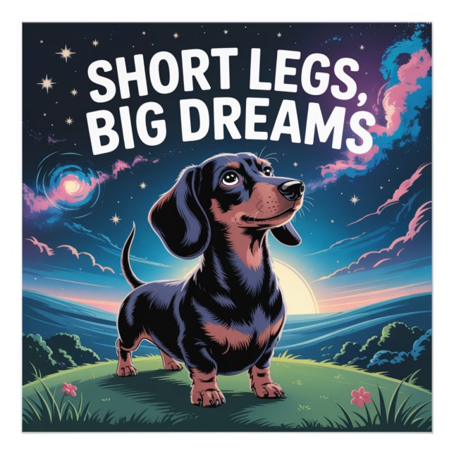 Short Legs, Big Dreams Photo Print (Front)
