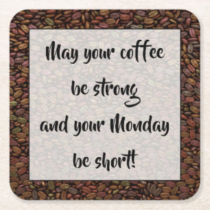 SHORT MONDAYS... SQUARE PAPER COASTER
