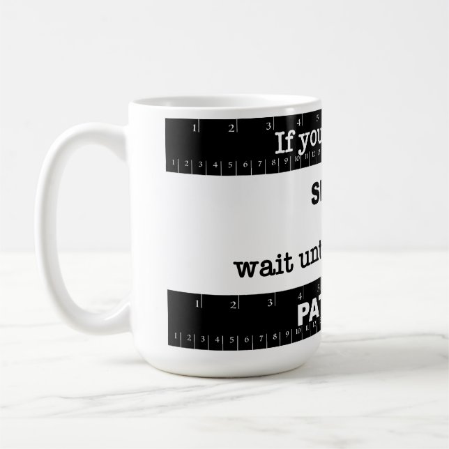 Short Patience Coffee Mug (Left)