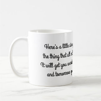 Short Poem Mug for Morning Coffee