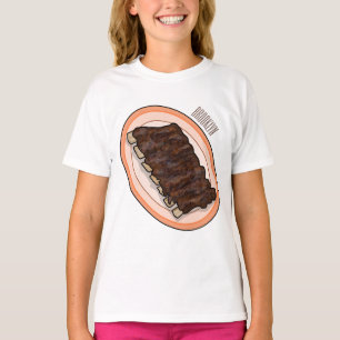 Short ribs cartoon illustration T-Shirt