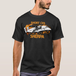 Short Sherpa C-23 Military Aircraft T-Shirt