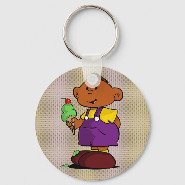 Short Sleevez Keychain (Front)
