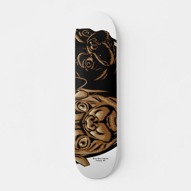 Short Snout Brewing Skateboard (Front)