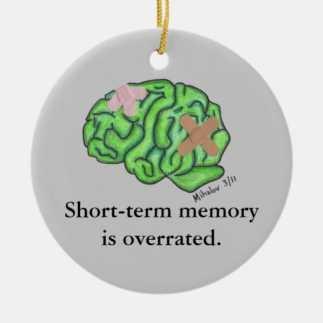 "Short-term memory" ornament (Front)