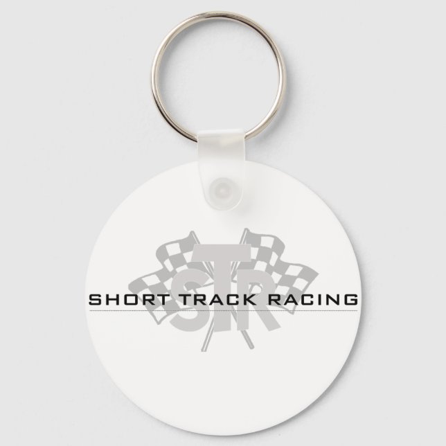 Short Track Racing Keychain (Front)