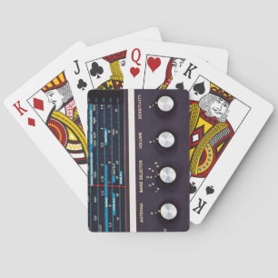 Short Wave Listener Radio Playing Cards