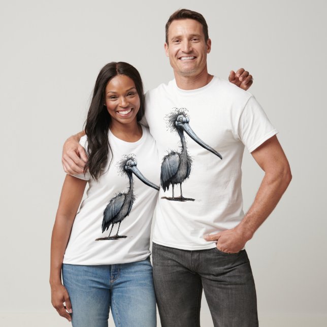 Shortbilled Stork T-shirt (Unisex)