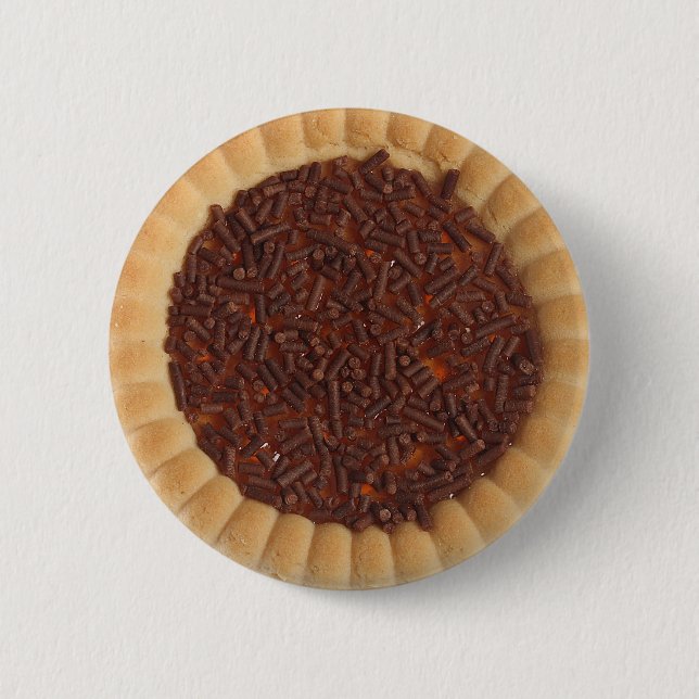 Shortbread Cake Cookie Image 2 Inch Round Button (Front)