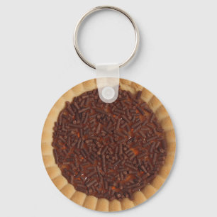 Shortbread Cake Cookie Image Keychain