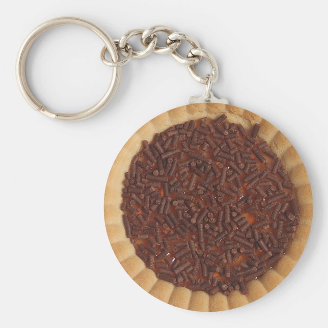 Shortbread Cake Cookie Image Keychain (Front)